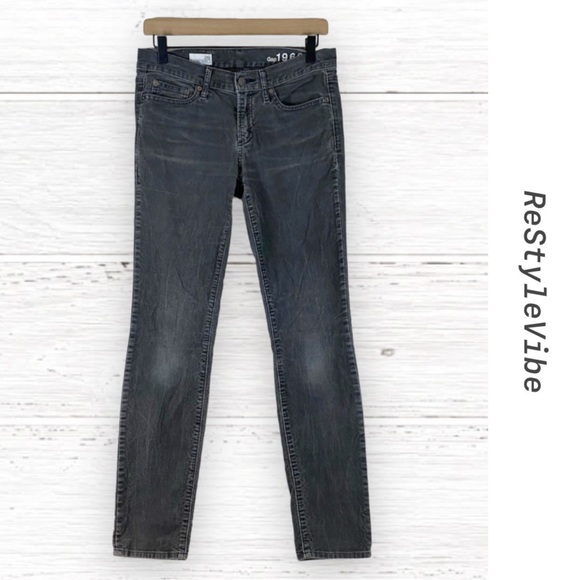 GAP Women’s Size 26R 26 Regular Corduroy Pants Always Skinny Fit Style Stretch - Picture 1 of 12